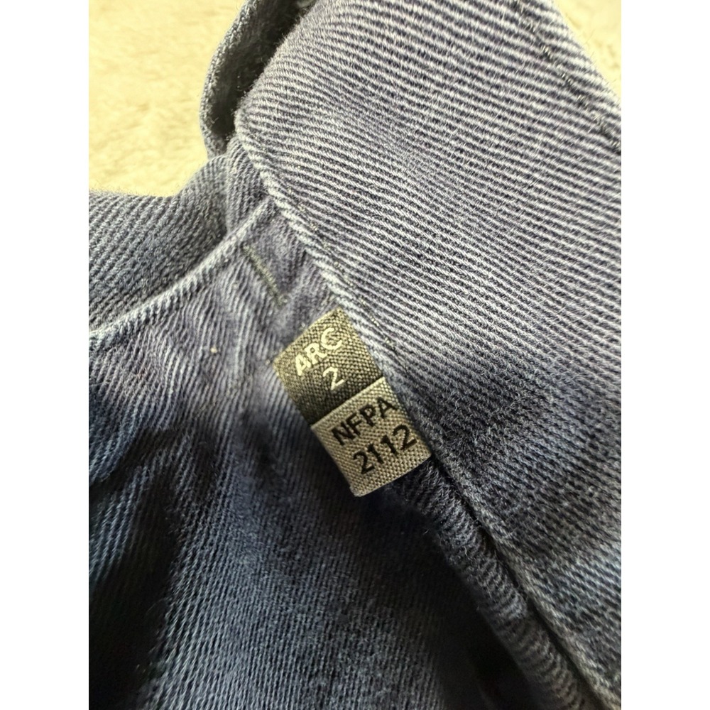 Carhartt Navy Pants Size 31x33 Straight Leg Fr Pants Workwear - Picture 4 of 5